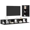 TV szekrény garnitúra 4 pcs Musta tammi 30.5 x 30 x 90 cm