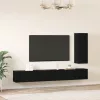 TV szekrény garnitúra 4 pcs Musta tammi 30.5 x 30 x 90 cm