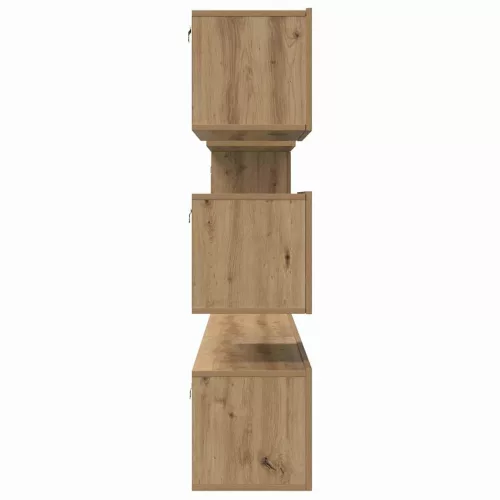 TV szekrény garnitúra 6 pcs kézműves tölgy 30.5 x 30 x 90 cm
