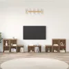TV Szekrény Szett 8 pcs Artisan tölgy 37 x 35 x 72 cm Faanyag