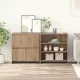 Oldalszekrények 2 pcs kézműves tölgy 70 x 41 x 75 cm Faanyag