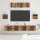 TV szekrény garnitúra 7 pcs Régi fa 80 x 30 x 30 cm Faanyag