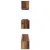 TV szekrény garnitúra 7 pcs Régi fa 80 x 30 x 30 cm Faanyag