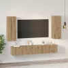 TV szekrény garnitúra 5 pcs kézműves tölgy 30.5 x 30 x 90 cm