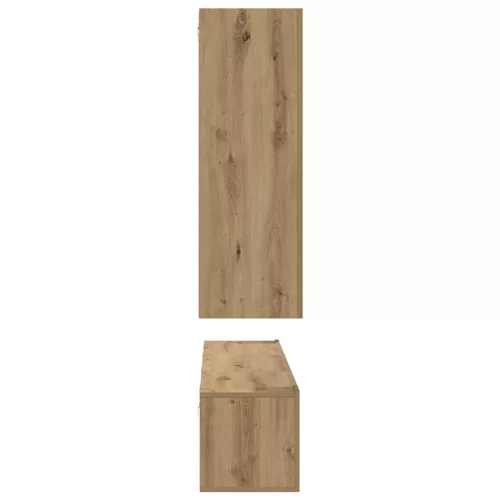 TV szekrény garnitúra 5 pcs kézműves tölgy 30.5 x 30 x 90 cm