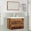 Fürdőszoba bútor szett 3 pcs Régi fa 60 x 38.5 x 45 cm Faanyag