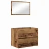 Fürdőszoba bútor szett 3 pcs Régi fa 60 x 38.5 x 45 cm Faanyag