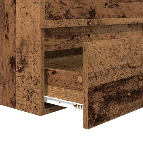 Fürdőszoba bútor szett 3 pcs Régi fa 60 x 38.5 x 45 cm Faanyag