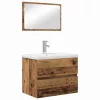 Fürdőszoba bútor szett 3 pcs Régi fa 60 x 38.5 x 45 cm Faanyag