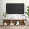 TV szekrény garnitúra Artisan tölgy Faanyag