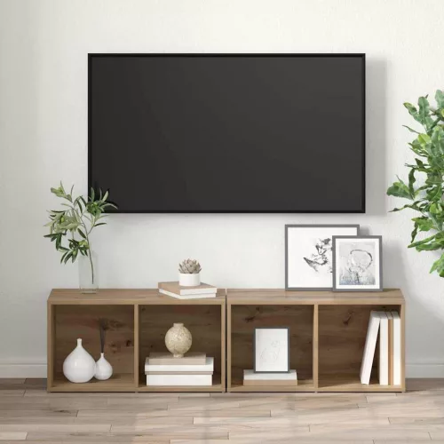 TV szekrény garnitúra Artisan tölgy Faanyag