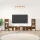 TV szekrény 4 pcs Régi fa 37 x 35 x 107.5 cm Műanyag Fa