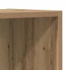 Fali TV Szekrény 4 pcs kézműves tölgy 37 x 37 x 107.5 cm