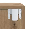 Fali TV Szekrény 4 pcs kézműves tölgy 37 x 37 x 107.5 cm