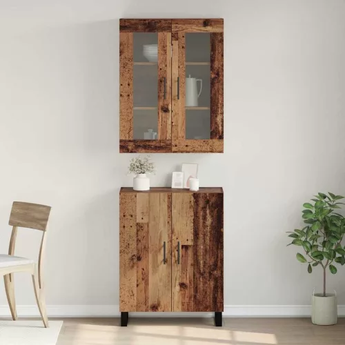 Magasfiú Falra szerelhető Régi fa 69,5 x 34 x 180 cm Faanyag