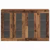 Fali Szekrények 2 pcs Régi fa 69,5 x 34 x 90 cm Faanyag