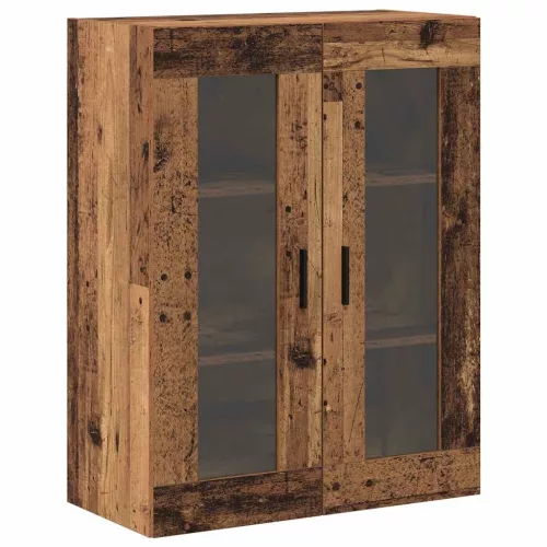 Fali Szekrények 2 pcs Régi fa 69,5 x 34 x 90 cm Faanyag