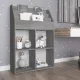 Betonszürke szerelt fa gyerek újságtartó 71 x 30 x 114 cm