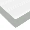 Boxspring ágy matraccal Világosszürke 90 x 190 cm Bársony