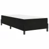 Boxspring ágy matraccal Fekete 90 x 190 cm Bársony
