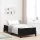 Boxspring ágy matraccal Fekete 100 x 200 cm Bársony
