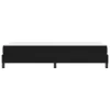 Boxspring ágy matraccal Fekete 100 x 200 cm Bársony