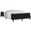Boxspring ágy matraccal Fekete 120 x 190 cm Bársony