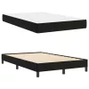 Boxspring ágy matraccal Fekete 120 x 190 cm Bársony