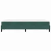 Boxspring ágy matraccal Sötétzöld 120 x 190 cm Bársony