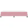 Boxspring ágy matraccal Rózsaszín 120 x 200 cm Bársony