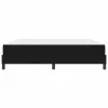 Boxspring ágy matraccal Fekete 180 x 200 cm Bársony