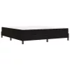 Boxspring ágy matraccal Fekete 180 x 200 cm Bársony