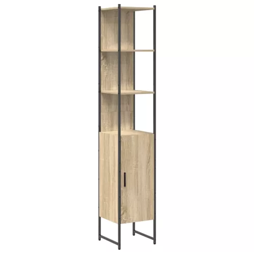 Fürdőszoba bútor szett 4 pcs sonoma tölgy 33 x 33 x 185.5 cm