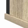 Fürdőszoba bútor szett 3 pcs sonoma tölgy 33 x 33 x 185.5 cm