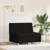 Karfa Nélküli Modularis Kanapé Egység 2 pcs Fekete