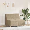 Karfa Nélküli Modularis Kanapé Egység 2 pcs Világosszürke