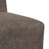 Karfa Nélküli Modularis Kanapé Egység 2 pcs Sötétszürke