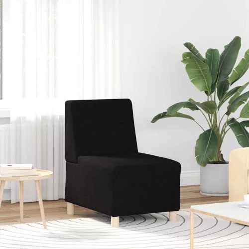 Karfa Nélküli Modularis Kanapé Egység 3 pcs Fekete