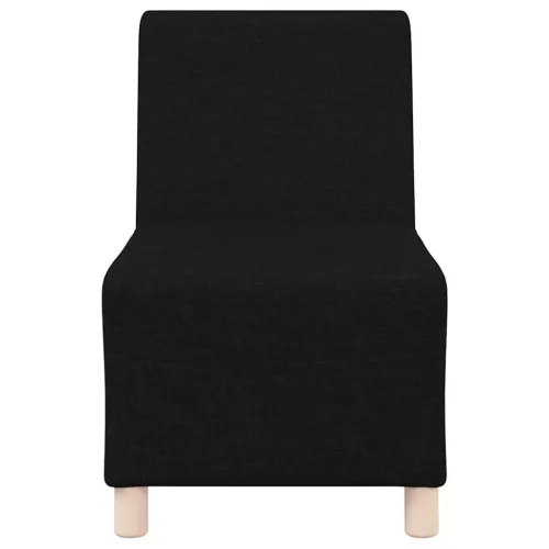 Karfa Nélküli Modularis Kanapé Egység 3 pcs Fekete
