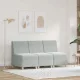 Karfa Nélküli Modularis Kanapé Egység 3 pcs Világosszürke