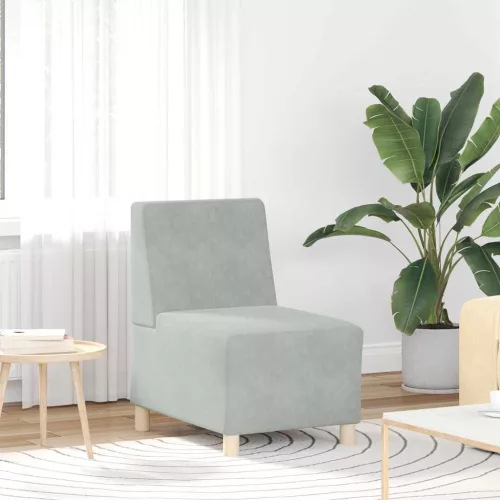 Karfa Nélküli Modularis Kanapé Egység 3 pcs Világosszürke