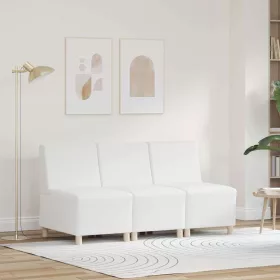 Karfa Nélküli Modularis Kanapé Egység 3 pcs Fehér