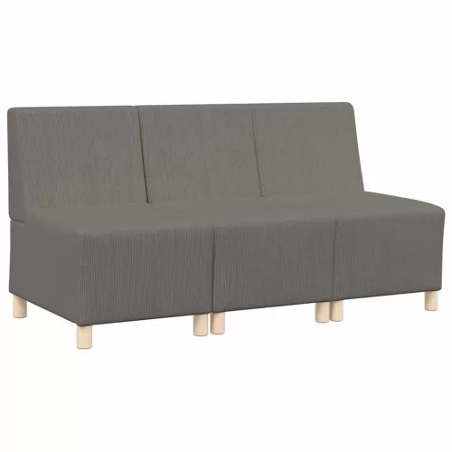 Karfa Nélküli Modularis Kanapé Egység 3 pcs Világosszürke