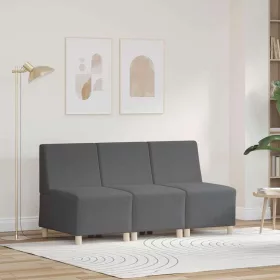   Karfa Nélküli Modularis Kanapé Egység 3 pcs Sötétszürke