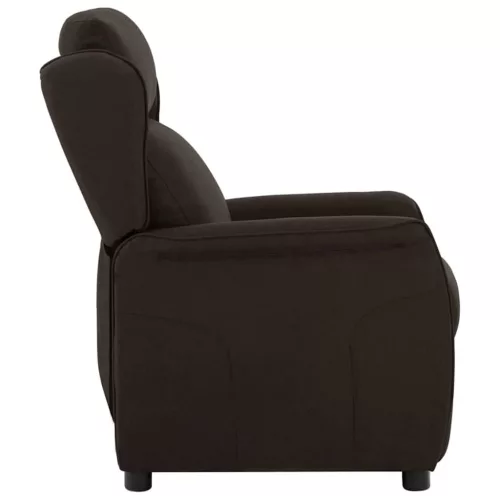 Fotel ágy sötétbarna 67.5 x 93.5 x 101.5 cm szövet
