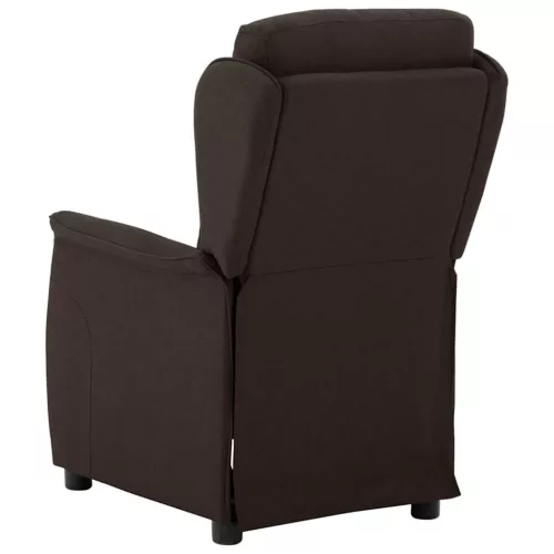 Fotel ágy sötétbarna 67.5 x 93.5 x 101.5 cm szövet