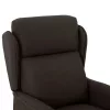 Fotel ágy sötétbarna 67.5 x 93.5 x 101.5 cm szövet