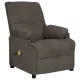Sötétszürke mikroszálas szövet masszázsfotel