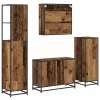 Fürdőszoba bútor szett 4 pcs Régi fa 80 x 33 x 60 cm Faanyag