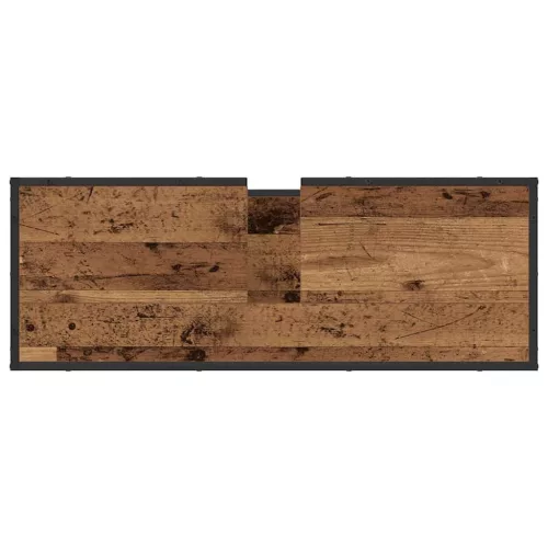 Fürdőszoba bútor szett 2 pcs Régi fa 90 x 33 x 60 cm Faanyag